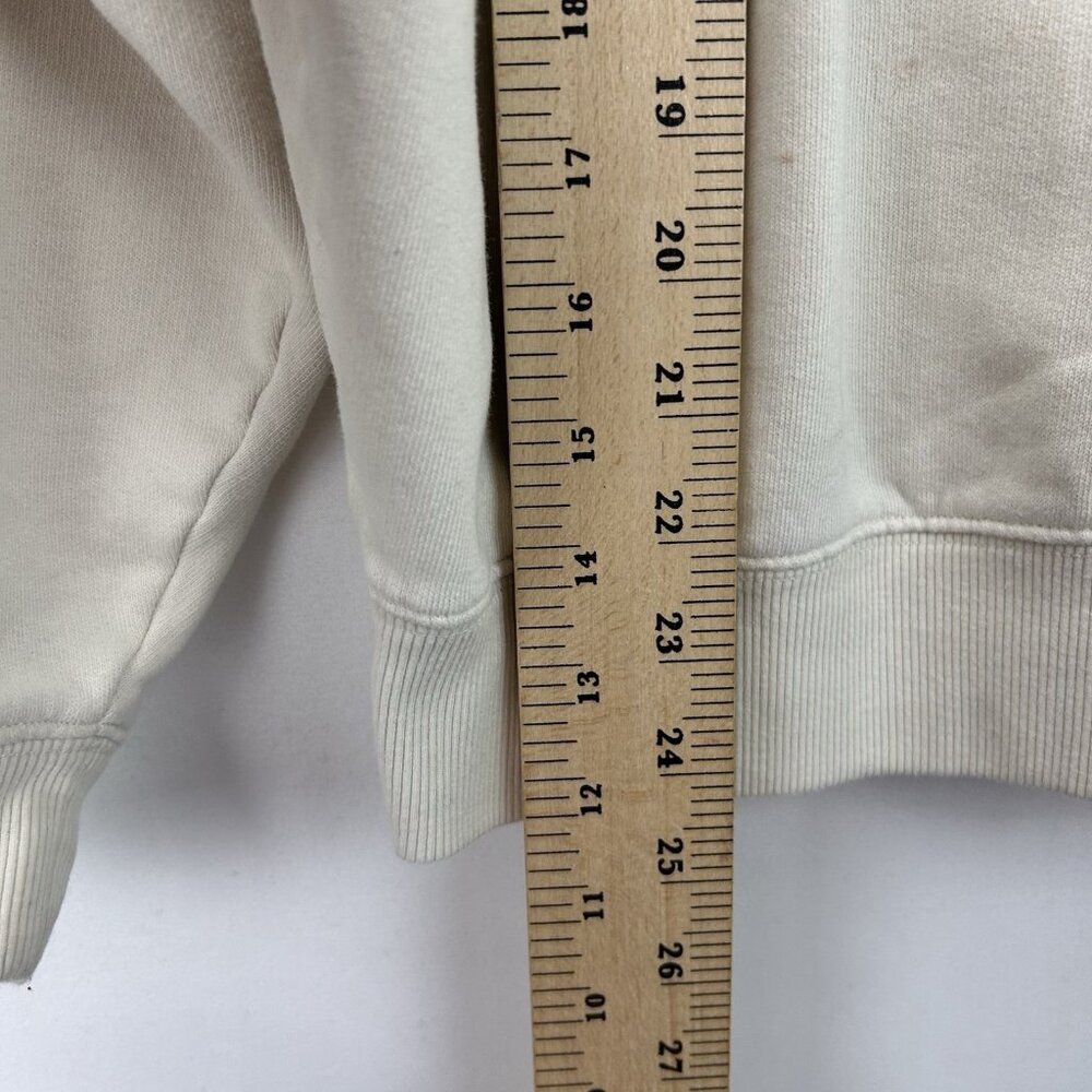 Clare V. Sweatshirt Pullover Women's M Cream Le Weekend Embroidered Crewneck - Picture 4 of 13